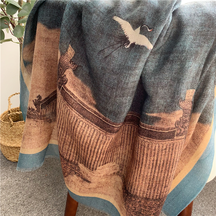Winter Clothing Hong Kong - Шали из чистого кашемира с кисточками,
