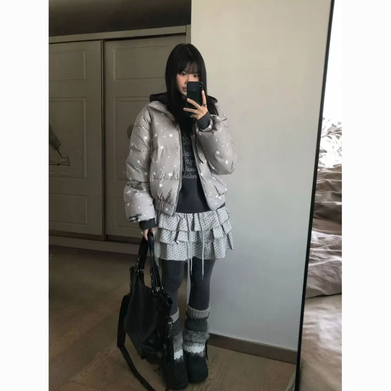 Winter Clothing Activity - Женские пуховики-парки: городские, простые, ветрозащитные, на
