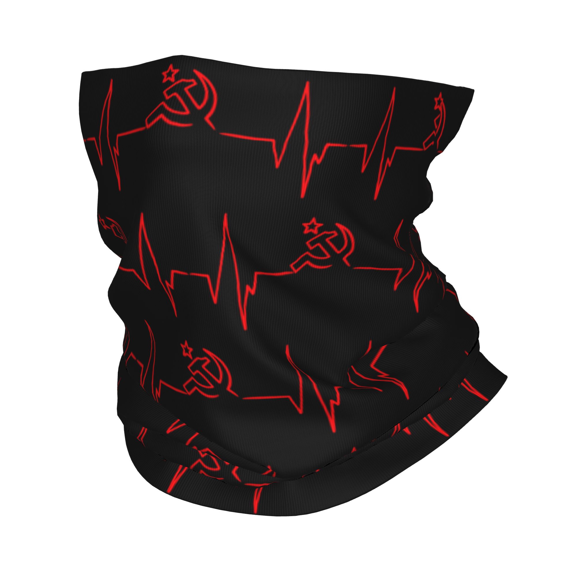Wool Balaclava Knit - Пользовательские Heartbeat Русский флаг Россия CCCP