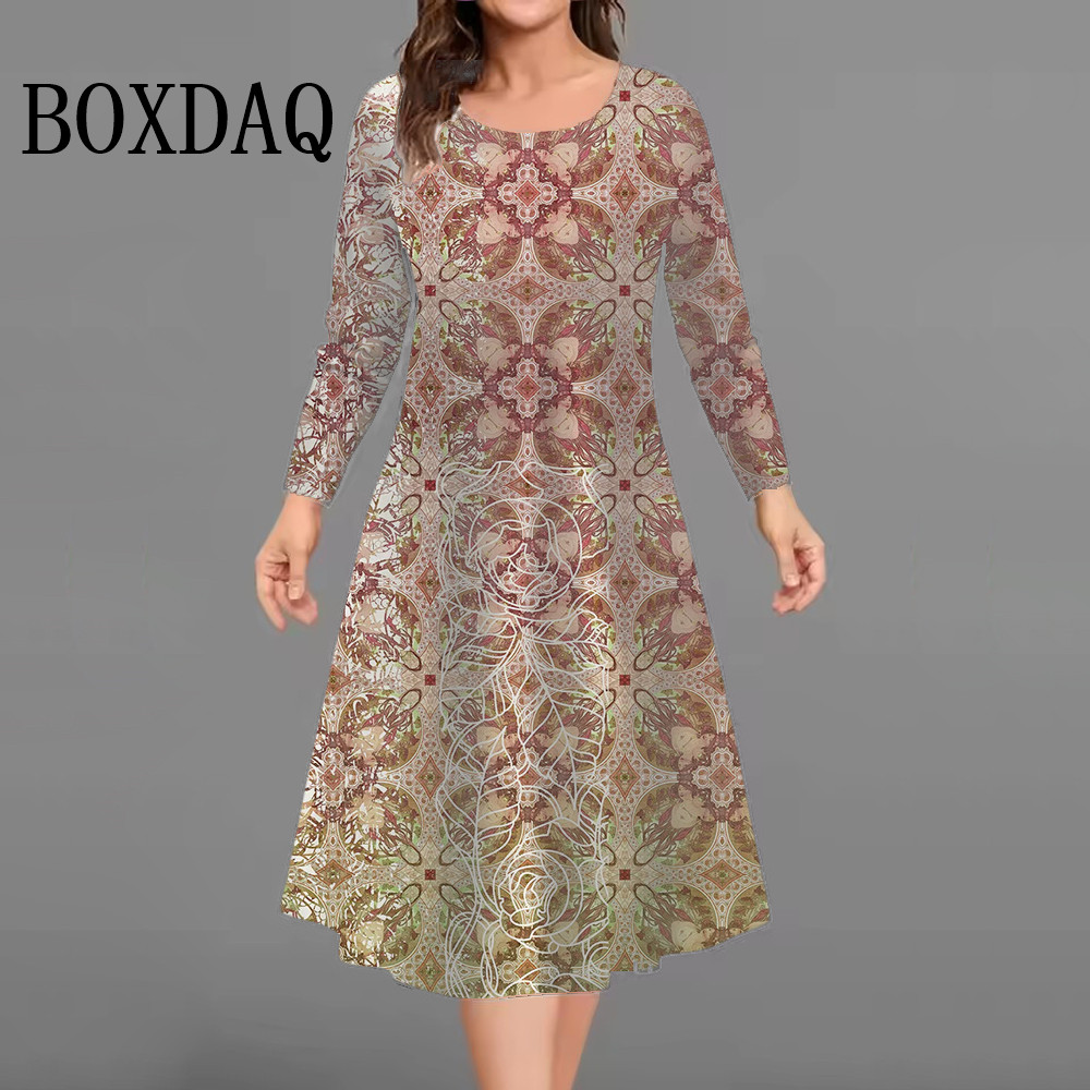 Winter Clothing Line - Новая мода Элегантные женские платья Осень-зима
