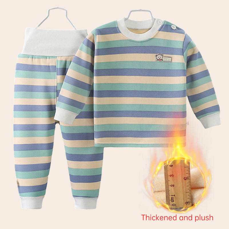 Winter Clothing For Toddlers - Утепленные плюшевые детские комплекты, детская одежда,