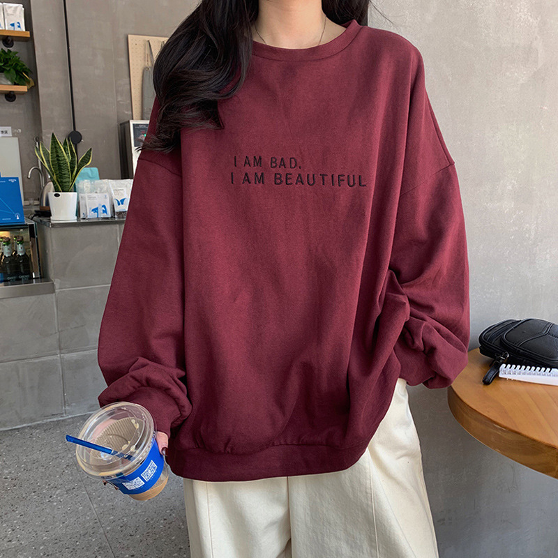 Winter Clothing Hong Kong - Свободный топ с длинными рукавами и