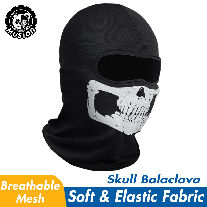 Wool Balaclava Knit - Балаклава Musion Black Ghosts, полнолицевая маска