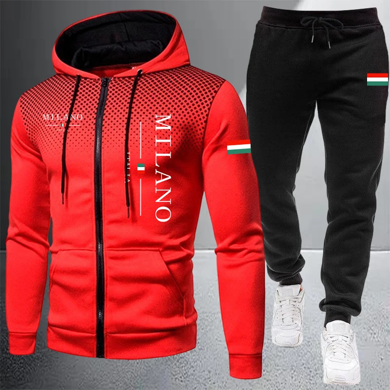 Мужской спортивный костюм-двой – обзор и цена Winter Clothing Matching